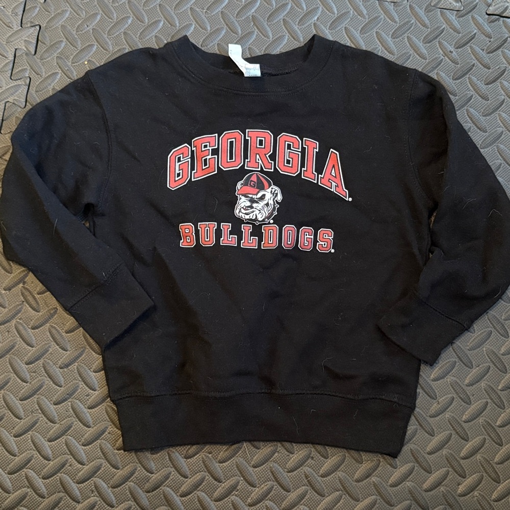 Georgia Bulldogs Black Sweatshirt - 4T